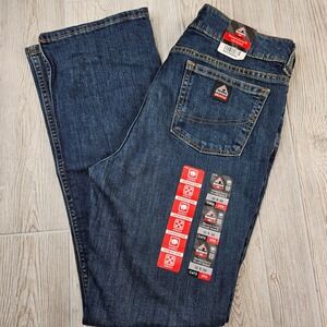 Bulwark FR Womens Curvy Fit Stretch Jeans Flame Resistant CAT2 12x32 PSJCSD2
